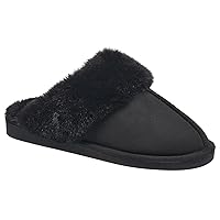 Nine West Scuff Slippers For Women, Extra Soft & Comfortable Winter House Shoes