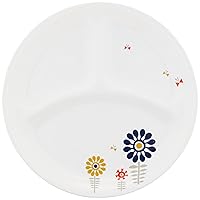 J310-KJKA CP-9190 Lunch Plate, Large Size, Plate, Shatter-Resistant, Lightweight, Microwave Safe, Oven Safe, Dishwasher Safe