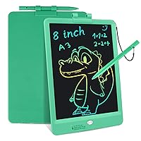 VTECHOLOGY1Pcs LCD Writing Tablet, Erasable Reusable Toddler Drawing Board Drawing Pads.8.5 InchToddler Drawing Board for Christmas Birthday Gift for 3 4 5 6 7 8 Years Old Toddler Boys Girls (Green)