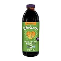 Wholesome Sweeteners Organic Blackstrap Molasses, Unsulphured, 16 oz