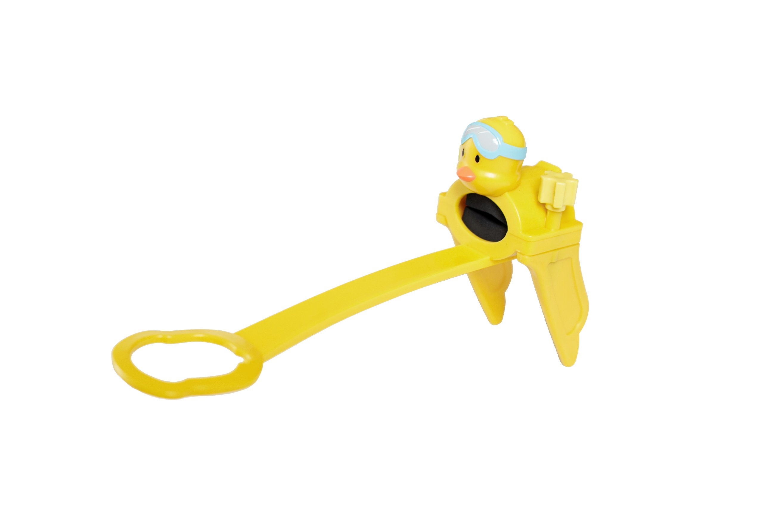 Aqueduck Faucet Handle Extender. A Safe Fun, Kid Friendly Hand Washing Solution. Connects to Sink to Make Washing Hands Fun and Teaches your Baby or Child Good Habits (Single Handle Faucets. Yellow)