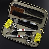 Hair Cutting Scissors Set,Hair Dressing Shears Kit,6.0 Inch Stainless Steel Hair Shears Set,Suitable for Men Women Adult Kid Pet Barber