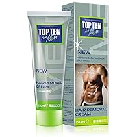 Hair removal Cream TOP TEN for Men with shea butter and apple juice extract