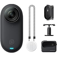 Insta360 GO 3 Midnight Black (128GB) – Small & Lightweight Action Camera, Portable and Versatile, Hands-Free POV, Mount Anywhere, Stabilization, Multifunctional Action Pod, Waterproof