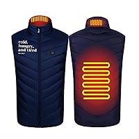 Heated Vest for Men Women USB Charging Heated Jacket Rechargeable Heating Vest Winter Warm Lightweight Heated Coats