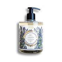 Marseille Liquid Hand Soap - Lavender Hand Wash - Moisturizing Soap with Coconut Oil - Bathroom & Kitchen Refillable Soap - 97% Natural Ingredients Made in France - 16.9 Fl.oz
