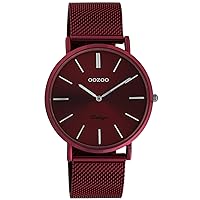 Oozoo Vintage Women's Watch with Fine Stainless Steel Metal Strap Milanese Quartz Analogue 40 mm