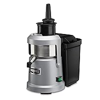 Waring Commercial Pulp Juice Extractor, Heavy-Duty 1.2HP, 12 Quart, Eject Centrifugal Juicer, Continuous Operation, Wide Chute, Commercial Foodservice Pro Use for Bars, Restaurants, and Health Clubs
