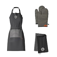 MasterChef Chef Apron for Men & Women, Cooking Apron for the Kitchen & BBQ Grilling