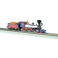 Bachmann Industries 4-4-0 American Steam DCC Ready Central Pacific #60 Jupiter Wood Load Locomotive (HO Scale)