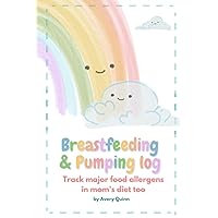 Breastfeeding & Pumping Log: Track Major Food Allergens in Mom's Diet Too: Helper to breastfeeding and pumping moms| Each page tracks Date, Time, ... side, mom's Hydration, Diet, Food Allergens