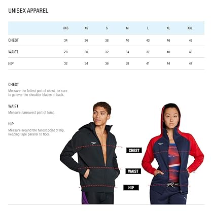 Speedo Unisex-Adult Parka Jacket Fleece Lined Team Colors