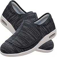 Shoes for Swollen Feet Men Extra Wide Fit Trainers for Men Slip On Arch Support Road Running Shoes Lightweight Athletic Sneakers for Gym Fitness Jogging Walking