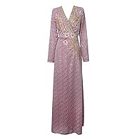 Womens Sequin Glitter Long Sleeve Dress Sexy V-Neck Party Club Tight Dress