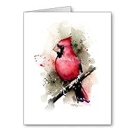 Cardinal - Set of 10 Note Cards With Envelopes