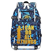 Basketball Player Curry Multifunction Backpack Travel Backpack Fans Bag For Men Women (Style 18)