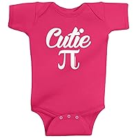 Threadrock Unisex Baby Cutie Pi (Symbol) Infant Bodysuit