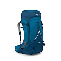 Osprey Atmos AG LT 50L Men's Backpacking Backpack, Night Shift/Scoria Blue, L/XL