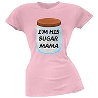 I'm His Sugar Mama Pink Soft Juniors T-Shirt - X-Large