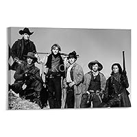 KOLEV Classic Movie Young Guns Movie Black And White Poster, Handsome And Popular Fashion Room Decoration Canvas Poster Bedroom Decor Office Room Decor Gift Frame-style 18x12inch(45x30cm)