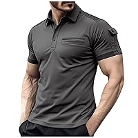 Shirts for Men 2024 Charming Casual Shirt Super Light Short Sleeve Casual Color Block Polo T-Shirt