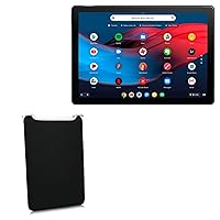BoxWave Case Compatible with Google Pixel Slate - SlipSuit, Soft Slim Neoprene Pouch Protective Case Cover - Jet Black