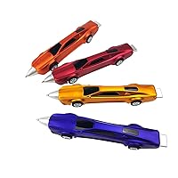 The New 4 PCS Sports Car Pens Ballpoint Pen Funny pens for Kids Novelty Pens Cute Pens Cool Kids Pens School Supplies Racing Car Pens Gifts for children（Blue ink） (4)