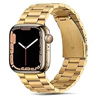 Tasikar Bracelet Compatible with Apple Watch Bracelet, 38 mm, 40 mm, 42 mm, 44 mm, Premium Stainless Steel Metal Replacement Bracelet for Apple Watch SE Series 6, 5, 4, and Series 3, 2, 1