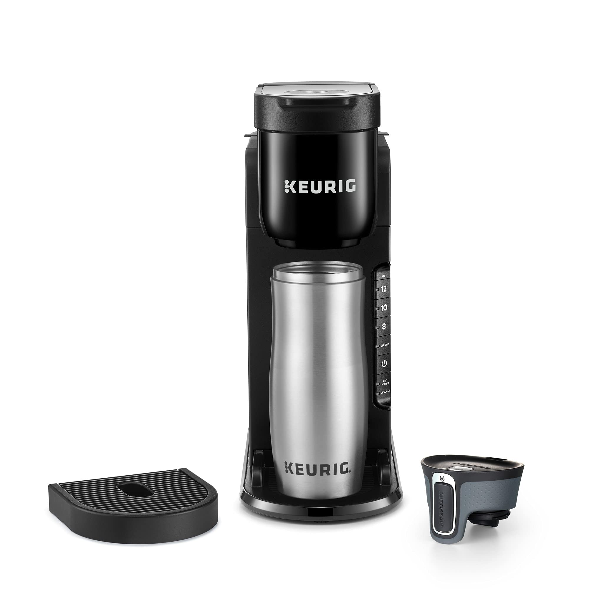 Keurig K-Express Coffee Maker, Single Serve K-Cup Pod Coffee Brewer, Black, 12.8” L x 5.1” W x 12.6” H