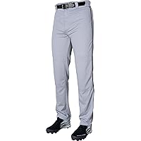 Rawlings Semi-Relaxed Full Length Baseball Pant | Solid & Piped Options | Adult Sizes | Multiple Colors