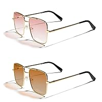 TIJN Sunglasses Bundle of Gradient Pink and Gradient Brown