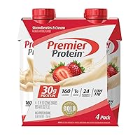 30g Shakes Strawberries Cream 11 Fluid Ounces, Strawberry Shake, 44 Fl Oz, (Pack of 4)