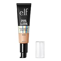 e.l.f. Camo CC Cream | Color Correcting Full Coverage Foundation with SPF 30 | Light 210 N | 1.05 Oz