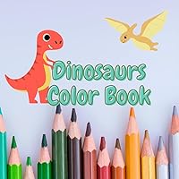 Dinosaurs Color book: Cavalcando tra i Giganti: Un'avventura da Colorare nel Mondo dei Dinosauri! (Italian Edition)