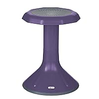 ECR4Kids ACE Active Core Engagement Wobble Stool, 18-Inch Seat Height, Flexible Seating, Eggplant