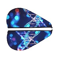 DNA Genetic Helix Print Hair Towel Wrap Super Absorbent Microfiber Hair Drying Towel Quick Dry Hair Turban for Curly Long Thick Hair