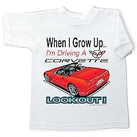 Corvette Kids Tee Shirt -When I Grow Up, Lookout