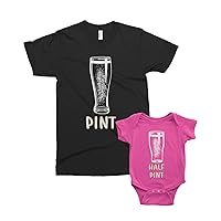 Threadrock Pint & Half Pint Infant Bodysuit & Men's T-Shirt Matching Set