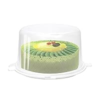 Youngever Plastic Cake Carrier, Clear Cake Container, 12 Inch Cake Carrier with Lid, Cake Storage, Cake Keeper