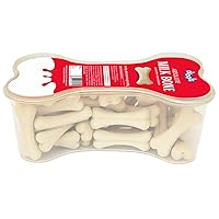 Absolute Milk Bone Jar, Dog Treats, Premium and Delicious Bone Supplement for Dogs Ideal for Dogs of All Breeds, Ages, Shapes and Sizes - 40 Pieces (600 G)