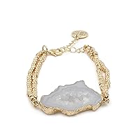 Kinsley Armelle Agate Collection - Gold Crush Bracelet