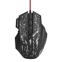 7 Buttons Gaming Mouse, Game Mouse, Breathing Light 7-color Computer for Game Player Game Competition Desktop
