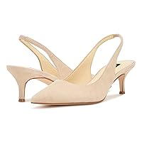 Nine West Womens Nataly Slingback Pointed Toe Pumps