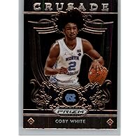 2019-20 Panini Prizm Draft Crusade #61 Coby White RC Rookie North Carolina Tar Heels Basketball Trading Card