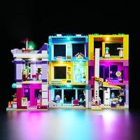 GC Light kit for Lego Friends Main Street Building set 41704(Lego Set is not included) (Classic)