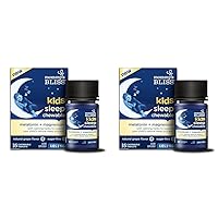 Mommy's Bliss Kids Sleep Chewable Tablets, Contains Melatonin, Magnesium & Calming Herbs, Natural Sleep Aid, Grape Flavor, Sugar Free, Age 3+ (35 Servings), 35 Count (Pack of 2)
