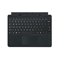Microsoft Surface Pro Signature Keyboard with Microsoft Surface Slim Pen 2 - Black (Renewed)