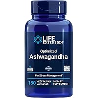 Optimized Ashwagandha, 150 Veg Caps - Non-GMO, Gluten Free, Vegetarian Capsules