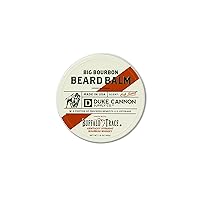 Duke Cannon Supply Co. Big Bourbon Beard Balm, 1.6oz - Oak Barrel Scent/Made with Natural and Organic Ingredients