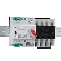YCQ4-100R/4P 63A 100A 50/60Hz Dual Power Automatic Transfer Switch Household Power Transfer Switch (Color : 4P, Size : 100A)